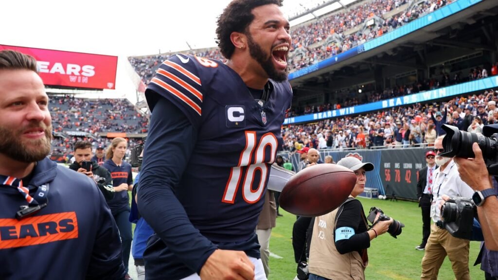 Bears QB Caleb Williams gets a call from Tom Brady
